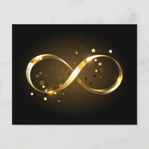 Golden Infinity Symbol Flygblad