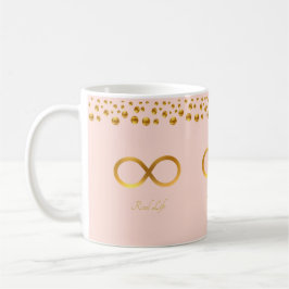 Golden Infinity Symbol Kaffemugg