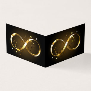 Golden Infinity Symbol Kort