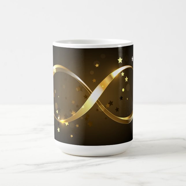 Golden Infinity Symbol Magisk Mugg (Center)