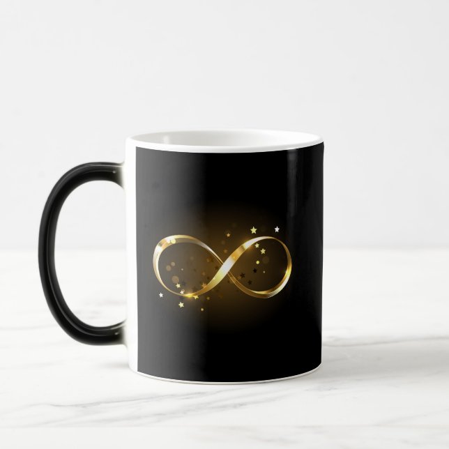Golden Infinity Symbol Magisk Mugg (Vänster)