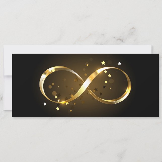 Golden Infinity Symbol Meddelande (Framsida)