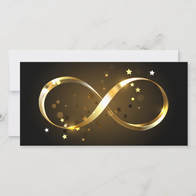 Golden Infinity Symbol Meddelande (Framsida)