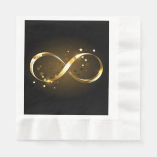 Golden Infinity Symbol Pappersservett