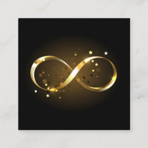 Golden Infinity Symbol Rabattkort