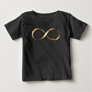 Golden Infinity Symbol T Shirt