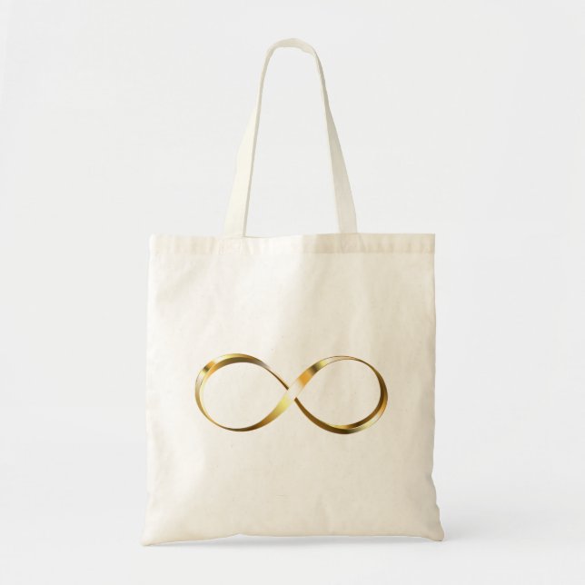 Golden Infinity Symbol Tygkasse (Framsidan)