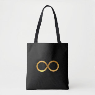 Golden Infinity Symbol Tygkasse
