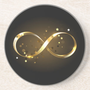 Golden Infinity Symbol Underlägg