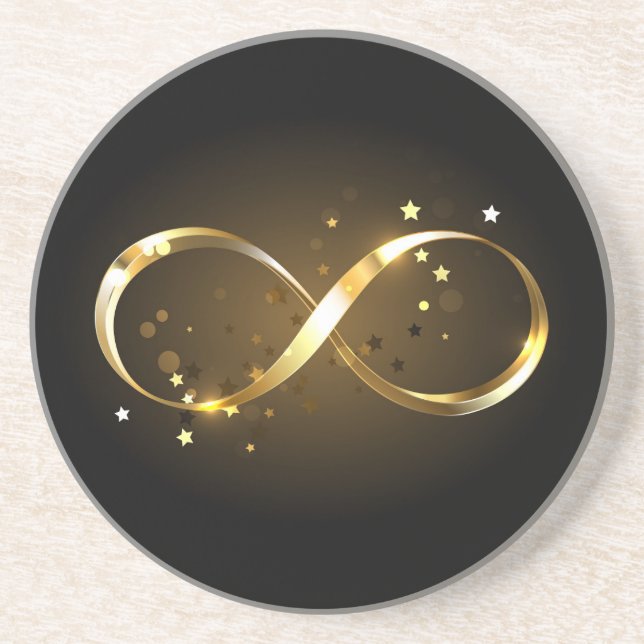 Golden Infinity Symbol Underlägg (Framsidan)
