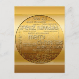 Golden Internationell julafton Navidad V vykort