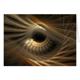 "Golden Iris" Hälsningskort