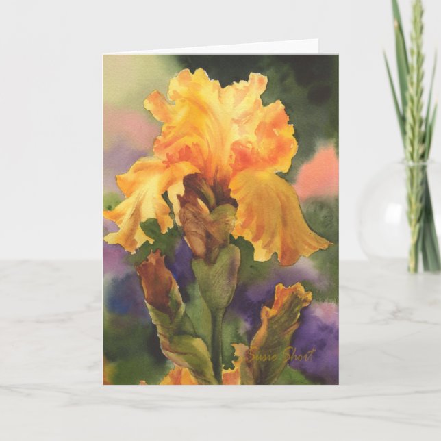 Golden Iris Kort (Framsida)