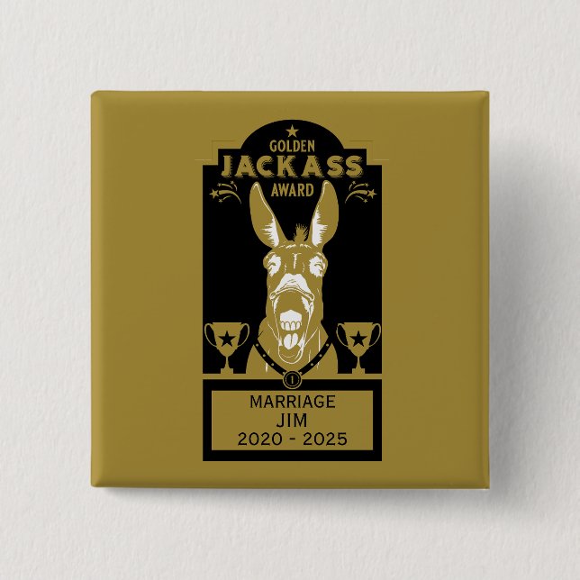 Golden Jackass Award Knapp (Framsida)