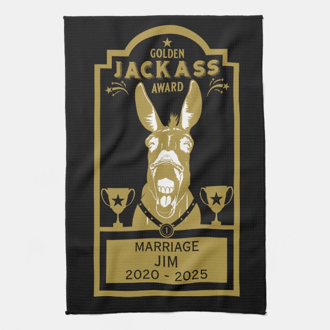Golden Jackass Award Kökshandduk (Vertikal)