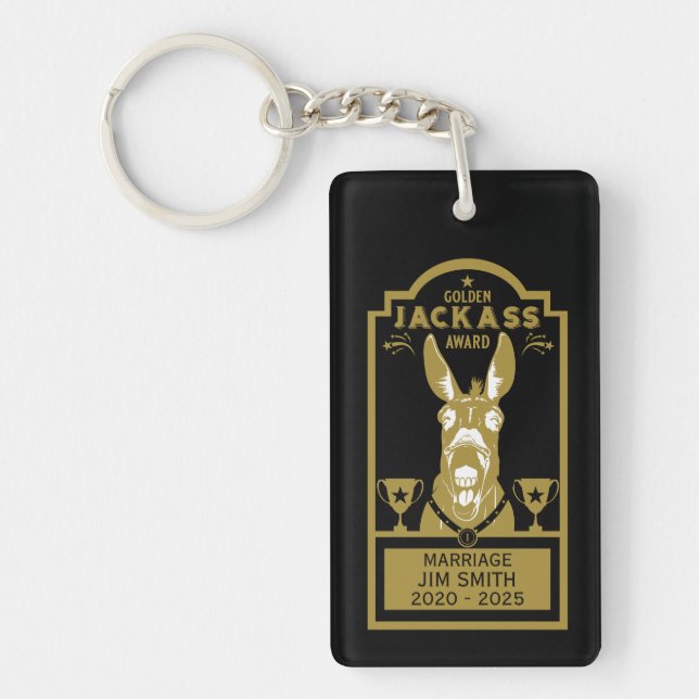 Golden Jackass Award Nyckelring (Framsidan)