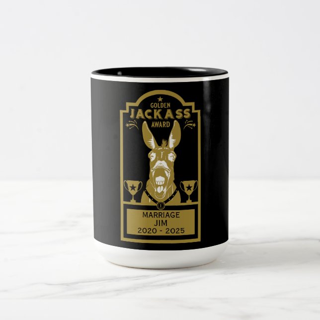 Golden Jackass Award Två-Tonad Mugg (Center)