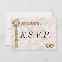 Golden Jeweled Blommigt Bröllop