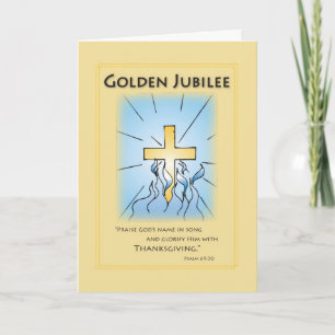 Golden Jubilee Blue med Kor Kort