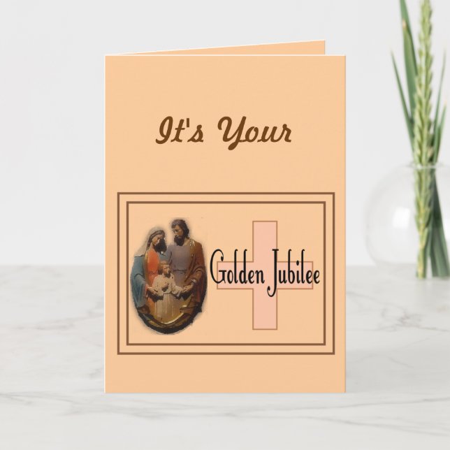 Golden Jubilee Gifts for Nuns Kort (Framsida)