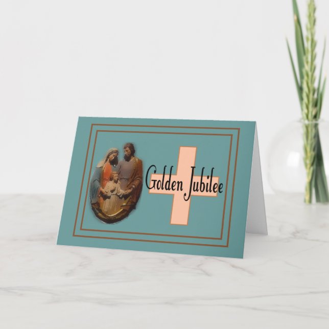 Golden Jubilee Gifts for Nuns Kort (Framsida)