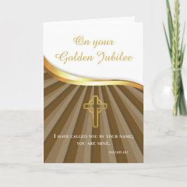 Golden Jubilee of Religiösa Life, 50-åriga Anniver Kort