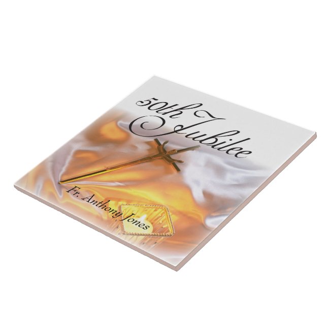 Golden Jubilee Religiösa Life, Kor Candle Kakelplatta (Sidan)