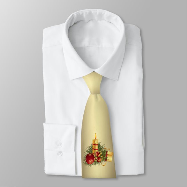 Golden jul Candle Slips (Bunden)
