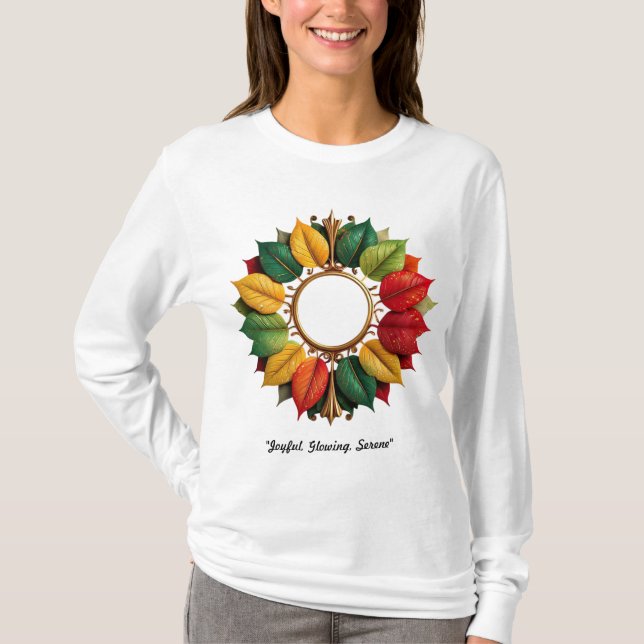 "Golden jul Delight" T Shirt (Framsida)