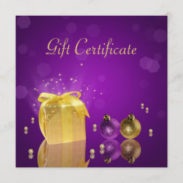 Golden jul Gift Box