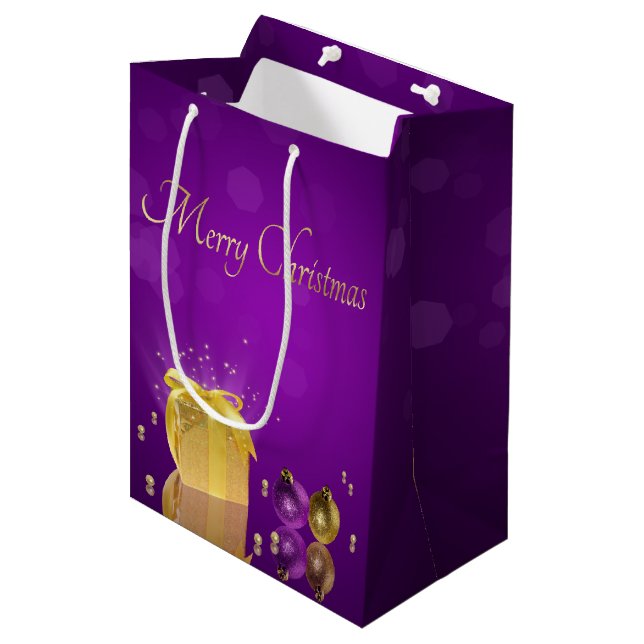 Golden jul Gift Box (Framsidan Vinklad)
