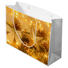 Golden jul Large Gift Bag