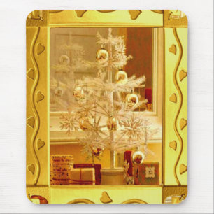 Golden jul Mousepad Musmatta