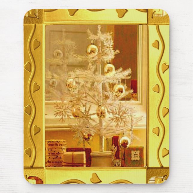 Golden jul Mousepad Musmatta (Framsidan)