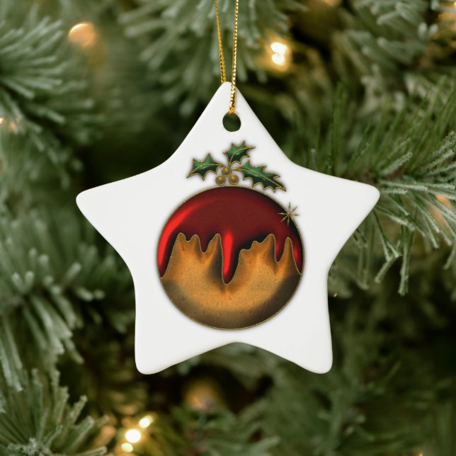 Golden jul Plum Pudding Ornament (Träd)