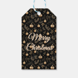 Golden jul-prydnadsföremål Gräs Nål Helgdag Presentetikett