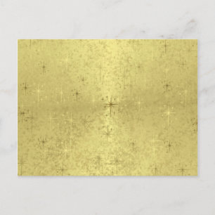 Golden jul-stjärnor på Papper mark Helg Vykort