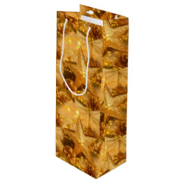 Golden jul Vin Gift Bag
