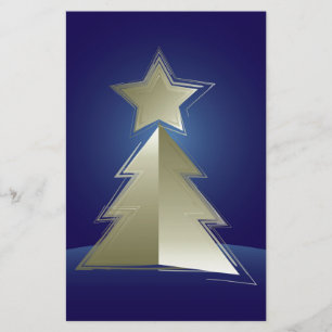 Golden Julgran Brevpapper