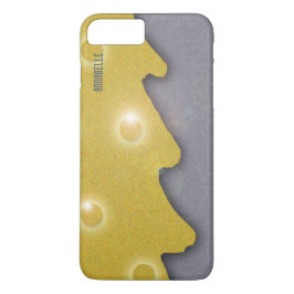 Golden Julgran på Grått med text