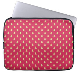 Golden Julgranar Laptop Fodral