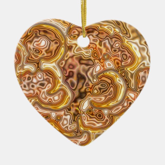GOLDEN JULGRANSPRYDNAD KERAMIK (Framsidan)