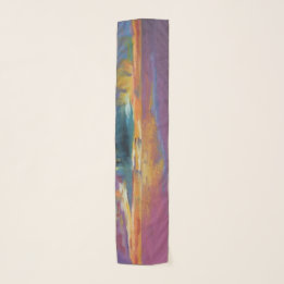 Golden Kant Chiffon Scarf Sjal