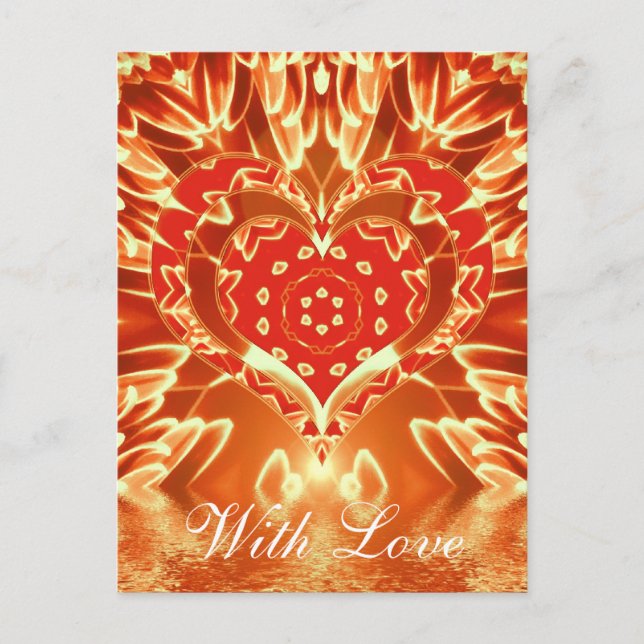 Golden Kärlek vykort (Framsida)