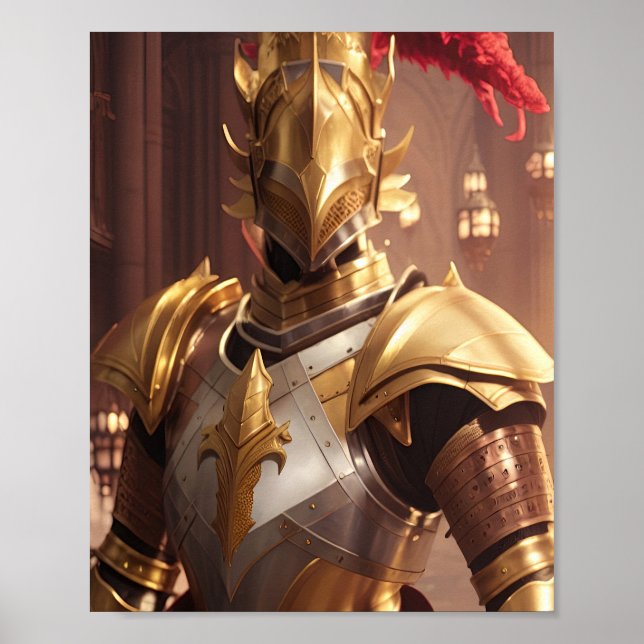 Golden Knight Poster (Framsidan)