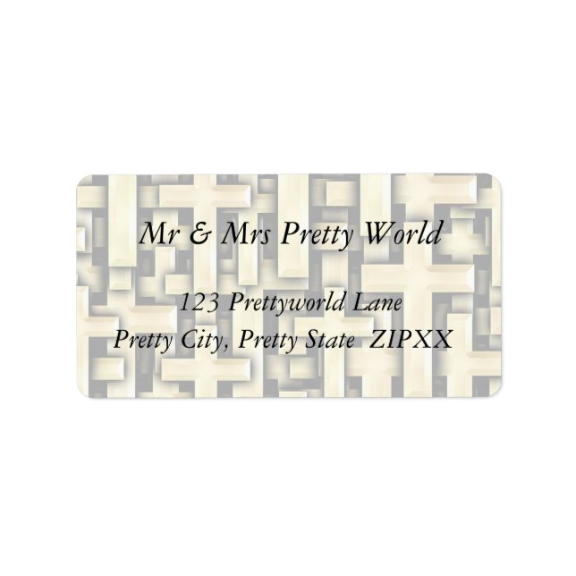 Golden Kor Adressetikett (Framsidan)