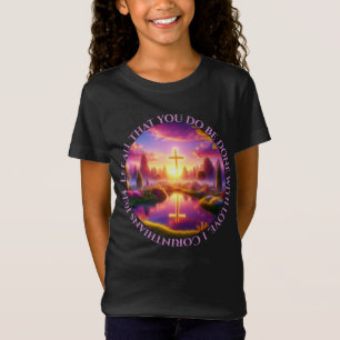 Golden Kor i en Himmelsk tropisk trädgård T Shirt