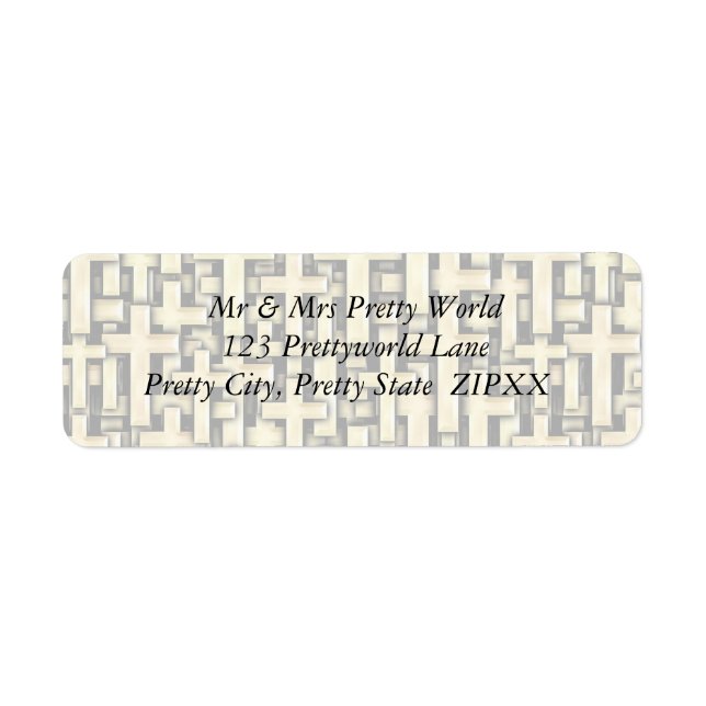 Golden Kor Returadress Etikett (Framsidan)