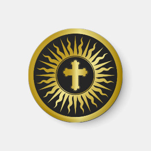 Golden Kor Sign Magnet