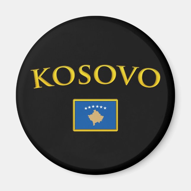 Golden Kosovo Magnet (Framsidan)